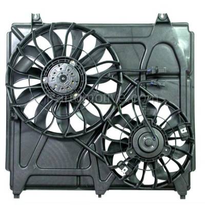 TYC - FMA-1300TY TYC Dual Radiator AC Condenser Cooling Fan Motor Assy For 03 04 05 06 Sorento V6