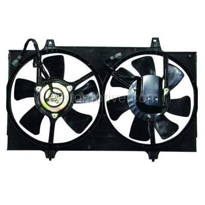 TYC - FMA-1395TY TYC Dual Radiator AC Condenser Cooling Fan Motor Assy For 98-01 Altima Auto-Tran