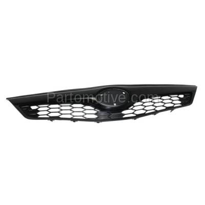 Aftermarket Replacement - GRL-2563C CAPA 2012-2014 Toyota Camry (SE & SE Sport) (excluding Hybrid Model) Front Grille Assembly Paintable Shell & Honeycomb Insert Plastic