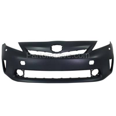 Aftermarket Replacement - BUC-3300F 12-14 Prius V Front Bumper Cover Assembly w/o Sensor Holes TO1000390 5211947924
