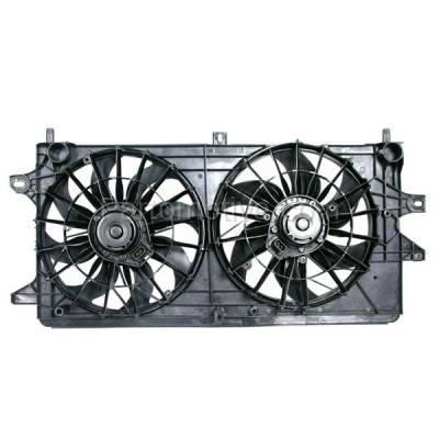 Aftermarket Replacement - FMA-1064 LaCrosse Impala MonteCarlo Dual Radiator AC Condenser Cooling Fan Motor Assembly