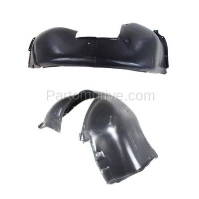 Aftermarket Replacement - IFD-1104L & IFD-1104R 95-01 7-Series Front Splash Shield Inner Fender Liner Panel Left Right SET PAIR