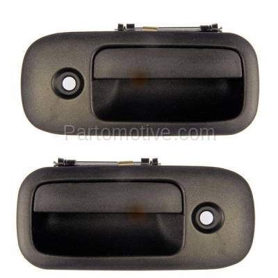 Aftermarket Replacement - DHE-1174L & DHE-1174R 03-12 Express Savana Outside Outer Exterior Front Door Handle Pair Left + Right