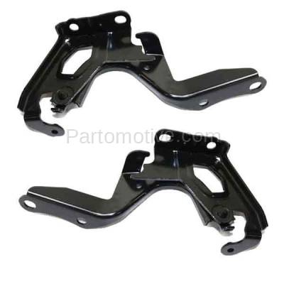 Aftermarket Replacement - HDH-1180L & HDH-1180R 2013-2018 Toyota RAV4 (2.5 Liter Engine) (Models Made in North America) Front Hood Hinge Bracket Made of Steel PAIR SET Left Driver & Right Passenger Side