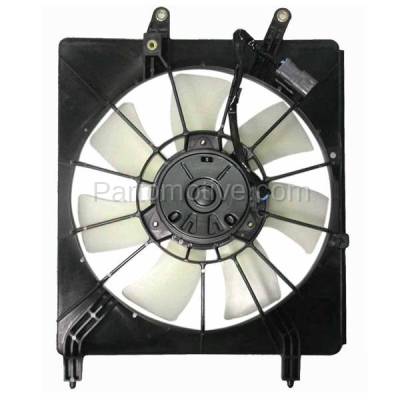 Aftermarket Replacement - FMA-1010 04 05 06 07 08 Acura TSX A/C Condenser Cooling Fan Motor Assembly Shroud & Blade