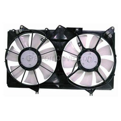 Aftermarket Replacement - FMA-1477 02 03 04 05 06 Camry 3.0L Dual Radiator A/C Condenser Cooling Fan Motor Assembly