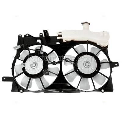 Aftermarket Replacement - FMA-1480 04 05 06 07 08 09 Prius Dual Radiator A/C Condenser Cooling Fan Motor Assembly