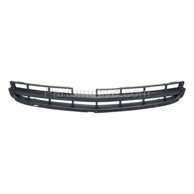 Aftermarket Replacement - GRL-1741C CAPA 2008-2010 Saturn Vue (Hybrid, XE, XR) (4Cyl 6Cyl, 2.4L 3.5L 3.6L Engine) Front Center Radiator Grille Assembly Black Plastic