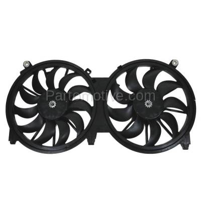 Aftermarket Replacement - FMA-1414 09 10 11 12 13 Maxima 3.5L Dual Radiator AC Condenser Cooling Fan Motor Assembly