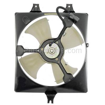 Aftermarket Replacement - FMA-1202 03 04 05 06 07 Accord V6 A/C Condenser Cooling Fan Motor Assembly w/Blade Shroud