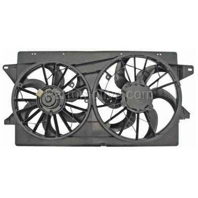 Aftermarket Replacement - FMA-1120 99-03 Windstar Dual Radiator AC Condenser Cooling Fan Motor Assembly XF2Z8C607AB