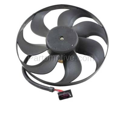 Aftermarket Replacement - FMA-1957 RADIATOR FAN BLADE AND MOTOR ASSEMBLY [WITHOUT SHROUD] VW3117105