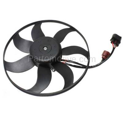 Aftermarket Replacement - FMA-1959 RADIATOR FAN BLADE AND MOTOR ASSEMBLY [WITHOUT SHROUD] VW3117116