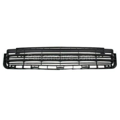 Aftermarket Replacement - GRL-1526 2009-2010 Pontiac Vibe (Base & AWD) (Wagon 4-Door) Front Lower Bumper Cover Center Face Bar Grille Assembly Black Shell & Insert Plastic