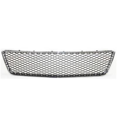 Aftermarket Replacement - GRL-1516C CAPA 2006-2009 Impala SS & 2014-2016 Impala Limited (LTZ & Police) Front Bumper Cover Grille Assembly Chrome Shell & Black Mesh Insert