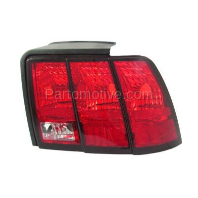 Aftermarket Replacement - TLT-1000R 1999-2004 Ford Mustang (excluding Cobra Models) (Convertible & Coupe 2-Door) Taillight Taillamp Rear Brake Light Lamp Right Passenger Side