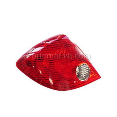 Aftermarket Auto Parts - TLT-1372LC CAPA 2005-2010 Pontiac G6 Sedan 4-Door (2.4L 3.5L 3.6L 3.9L) Rear Taillight  Assembly Red Clear Lens & Housing with Bulb Left Driver Side