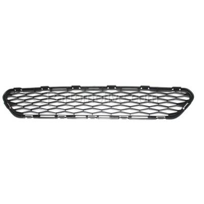 Aftermarket Replacement - GRL-2217C CAPA 2014-2016 Nissan Rogue (2.5 Liter 4Cyl) Front Center Bumper Cover Lower Face Bar Grille Assembly Textured Dark Gray Plastic