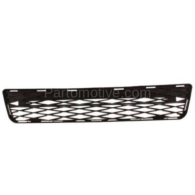 Aftermarket Replacement - GRL-2384 2009-2014 Toyota Matrix (without Sport Package) Front Center Lower Bumper Face Bar Grille Assembly Black Shell Insert Plastic