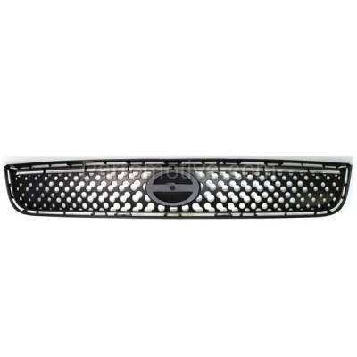Aftermarket Replacement - GRL-2316 2008-2010 Scion tC (Base & Spec Model) 2.4L (Coupe 2-Door) Front Grille Assembly Textured Black Shell & Insert Plastic without Emblem