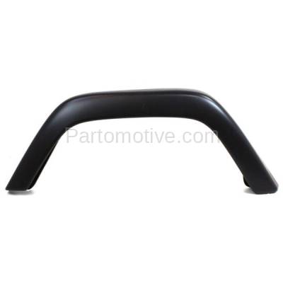 Aftermarket Replacement - FDF-1011R 1997-2006 Jeep Wrangler (65th Anniversary, SE, Sport, Unlimited, X) Rear Fender Flare Wheel Opening Molding Paintable Right Passenger Side