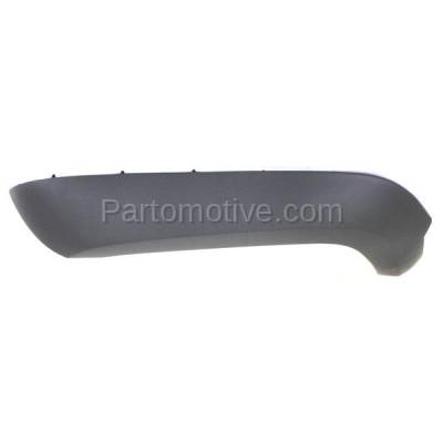 Aftermarket Replacement - FDF-1019L 2005-2007 Jeep Liberty (4Cyl & 6Cyl) (Code K3P) Front Fender Flare Wheel Opening Molding Arch Textured Dark Gray Plastic Left Driver Side