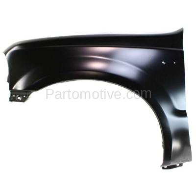Aftermarket Replacement - FDR-1300LC CAPA 2000-2005 Ford Excursion & 1999-2007 F-Series Super Duty Pickup Truck Front Fender Quarter Panel Primed Steel Left Driver Side