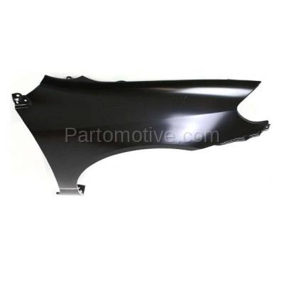 Aftermarket Replacement - FDR-1173R 2003-2008 Toyota Corolla CE/LE Front Fender Quarter Panel (without Ground Effect) without Molding Holes Primed Steel Right Passenger Side