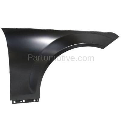 Aftermarket Replacement - FDR-1108R 2008-2015 Mercedes Benz C-Class (Coupe & Sedan) Front Fender Quarter Panel (without Molding Holes) Primed Right Passenger Side