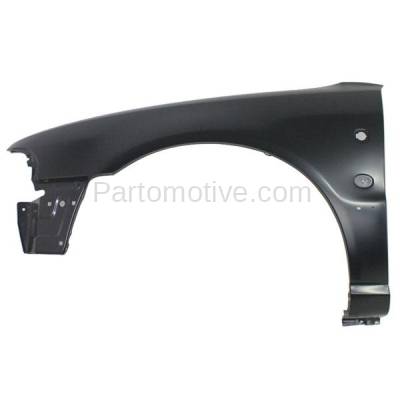 Aftermarket Replacement - FDR-1041L 1996-1997 Audi A4 & A4 Quattro Front Fender Quarter Panel (with Emblem Provision) with Turn Signal Light Hole Left Driver Side