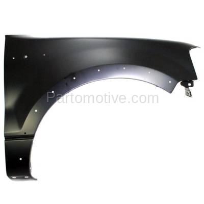 Aftermarket Replacement - FDR-1278R 2004-2006 Ford F-Series F150 Pickup Truck (excluding Heritage Models) Front Fender Quarter Panel (with Molding Holes) Primed Right Passenger Side