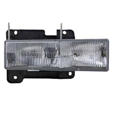 Aftermarket Replacement - HLT-1044RC CAPA C/K Pickup Truck Headlight Headlamp Composite Head Light Passenger Side RH