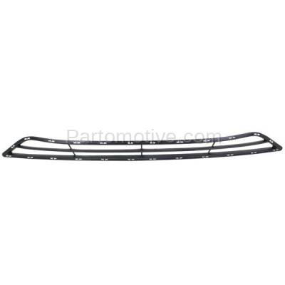 Aftermarket Replacement - GRL-1888C CAPA 2011-2013 Hyundai Sonata (except Hybrid) Front Center Lower Bumper Cover Grille Assembly Dark Gray Shell & Insert Textured Plastic