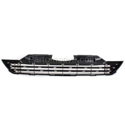 Aftermarket Replacement - GRL-1794 2007-2009 Honda CRV (For Models Made in Japan) Front Center Lower Bumper Cover Grille Assembly Textured Black Plastic