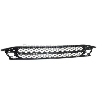 Aftermarket Replacement - GRL-1806 2014-2017 Honda Odyssey (3.5L V6 Engine) Front Bumper Cover Face Bar Grille Assembly Textured Dark Gray with Mesh Insert Plastic