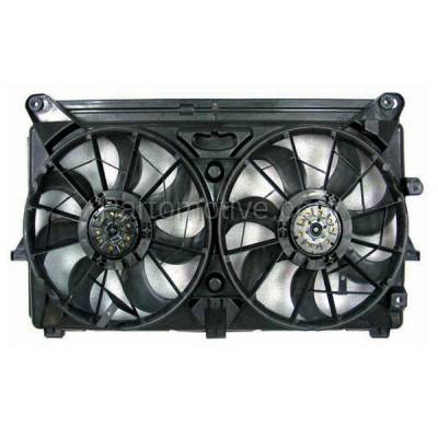 Aftermarket Replacement - FMA-1074 Escalade Silverado Truck Tahoe Radiator A/C Condenser Cooling Fan Motor Assembly