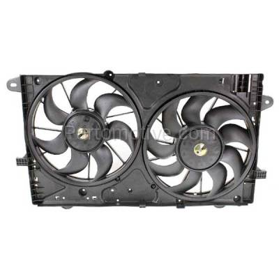 Aftermarket Replacement - FMA-1696 DUAL FAN ASSEMBLY FOR ALL MALIBU MODELS EXCEPT HYBRID; FITS IMPALA GM3115249