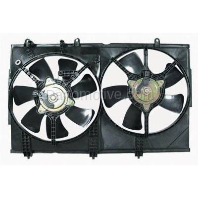 Aftermarket Replacement - FMA-1358 03 04 05 06 Outlander Radiator AC Condenser Cooling Fan Motor Assembly MI3115117