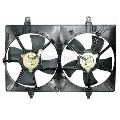 Aftermarket Replacement - FMA-1406 03 04 05 06 07 Murano 3.5L Dual Radiator AC Condenser Cooling Fan Motor Assembly