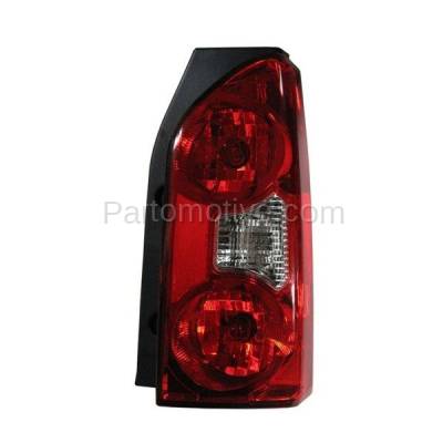 Aftermarket Replacement - TLT-1188R 2005-2015 Nissan Xterra (4Cyl 6Cyl, 2.5L 4.0L Engine) Rear Taillight Taillamp Assembly Red Clear Lens & Housing with Bulb Right Passenger Side