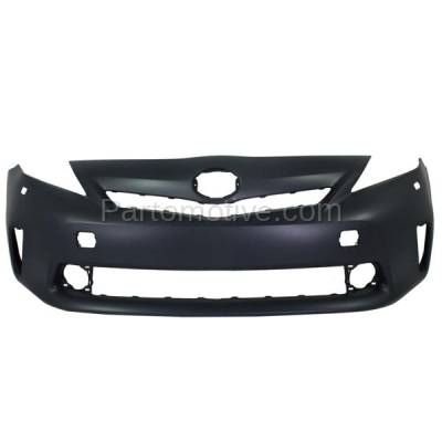 Aftermarket Replacement - BUC-3300FC CAPA 12-14 Prius V Front Bumper Cover Assy w/o Sensor Holes TO1000390 5211947924
