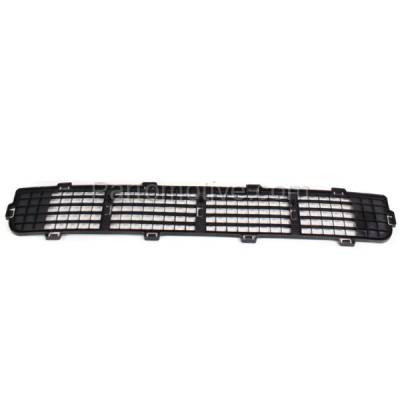 Aftermarket Replacement - GRL-1373 2007-2010 Ford Edge (For Models without Towing Package) Front Lower Bumper Cover Grille Assembly Shell & Insert Textured Black Plastic