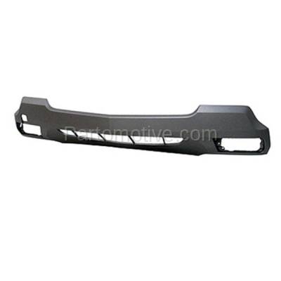 Aftermarket Replacement - VLC-1000F 2007-2009 Acura MDX (with Holes for Air & Fog Light) Front Bumper Valance Air Dam Deflector Apron Lower Garnish Panel Textured Gray
