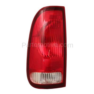 Aftermarket Auto Parts - TLT-1482LC CAPA 1997-2003 Ford F150, F450, F550 & 1999-2007 F250, F350 Super Duty Pickup Truck Rear Taillight Assembly without Bulb Left Driver Side