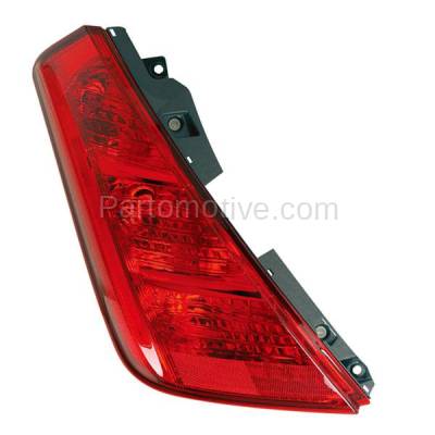 Aftermarket Replacement - TLT-1366L 2003-2005 Nissan Murano (6Cyl, 3.5L Engine) (Sport Utility 4-Door) Rear Taillight Assembly Red Lens & Housing with Bulb Left Driver Side