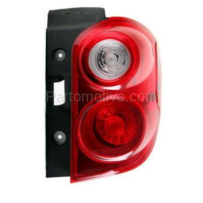 Aftermarket Auto Parts - TLT-1609RC CAPA 2010-2015 Chevrolet Equinox (2.4L 3.0L 3.6L Engine) Rear Taillight Assembly Red Clear Lens & Housing with Bulb Right Passenger Side