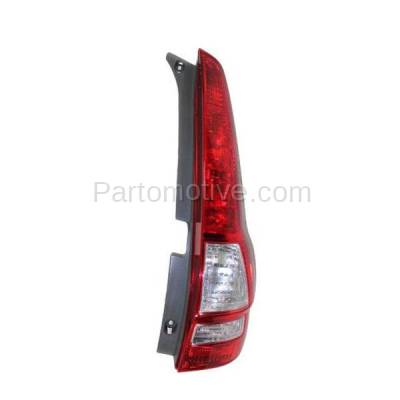 Aftermarket Replacement - TLT-1420R 2007-2011 Honda CR-V (4Cyl, 2.4L Engine) Rear Taillight Taillamp Assembly Red Clear Lens & Housing without Bulb Right Passenger Side
