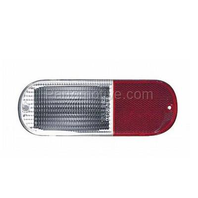 Aftermarket Replacement - TLT-1280U 2001-2005 Chrysler PT Cruiser Rear Bumper Back Up Taillight Assembly Red Clear Lens & Housing with Bulb Left Driver or Right Passenger Side