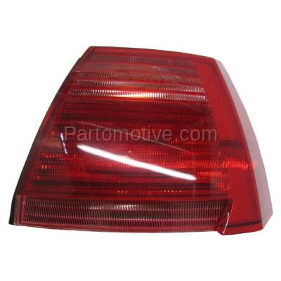 Aftermarket Replacement - TLT-1150R 2004-2006 Mitsubishi Galant (4Cyl, 2.4L Engine) Rear Taillight Taillamp Assembly Red Lens & Housing with Bulb Right Passenger Side