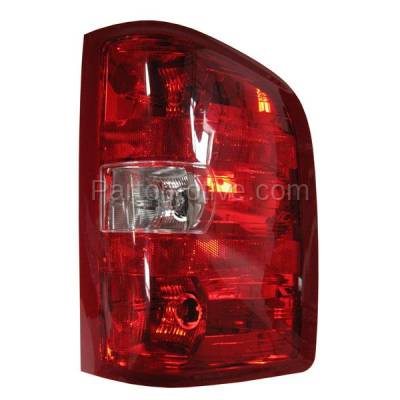Aftermarket Auto Parts - TLT-1309RC CAPA 2007-2014 Chevrolet Silverado & GMC Sierra 1500 2500HD 3500HD Truck Rear Taillight Assembly Lens Housing with Bulb Right Passenger Side
